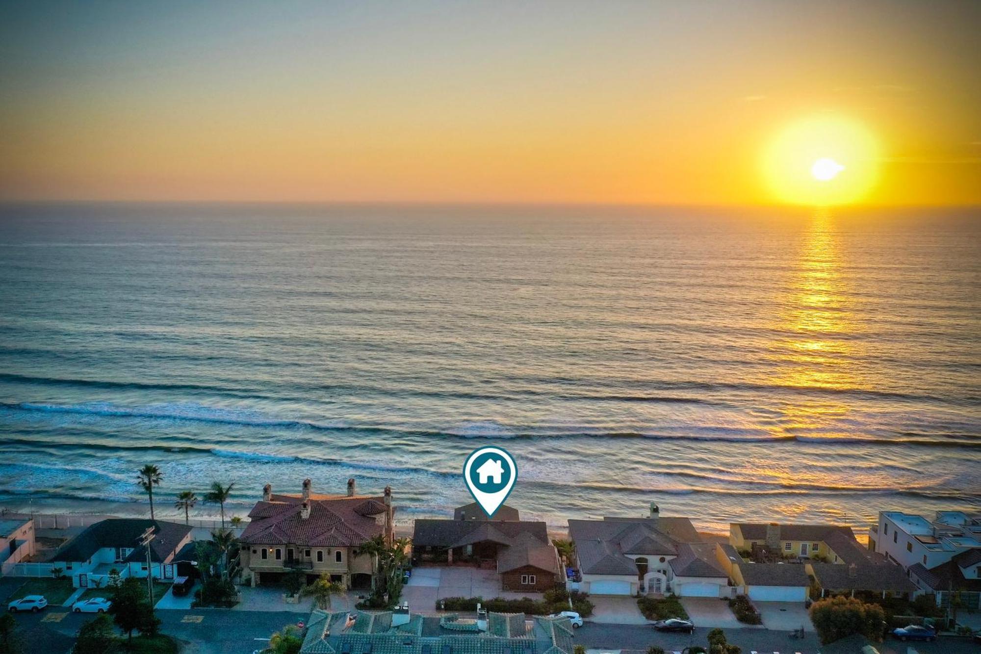 Oceanfront Getaway Ocean Views Fire Pit Bbq Beach Access Apartment Carlsbad Exterior photo